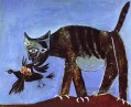 Wounded Bird und Katze 1939 Kubisten